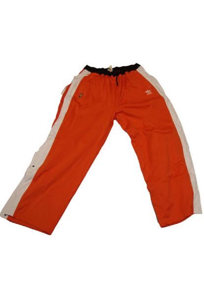 Carmelo Anthony Game Used Orange Nuggets Warm Up Pants (Steiner COA)